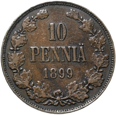 купить 10 пенни (pennia) 1899