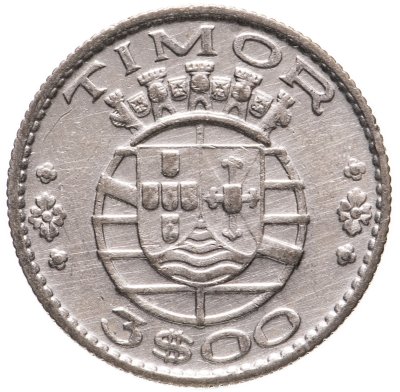 купить Португальский Тимор 3 эскудо (escudos) 1958