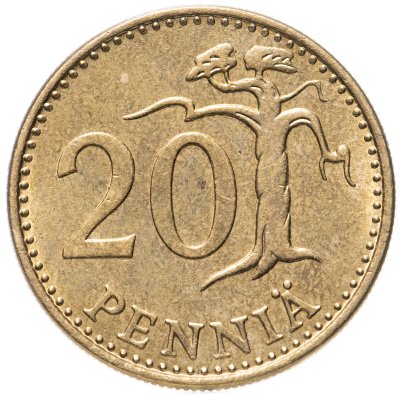 купить Финляндия 20 пенни (pennia) 1985