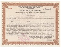 купить Акция США The United Banking and Trust Company 1930 г.