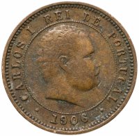 купить Португалия 5 рейс (reis) 1906