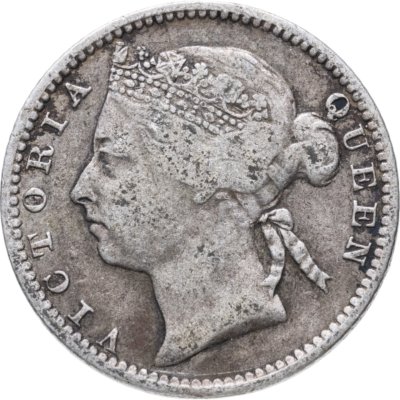 купить Стрейтс Сетлментс 10 центов (cents) 1896