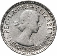Купить Австралия 6 пенсов (pence) 1960