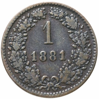 купить Австрия 1 крейцер (kreuzer) 1881