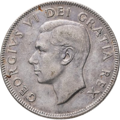 купить Канада 50 центов (cents) 1951