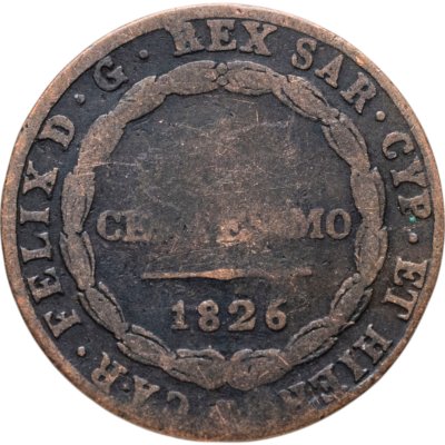 купить Сардиния 3 чентезимо, 1826