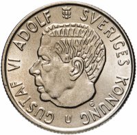 Купить Швеция 2 кроны 1965