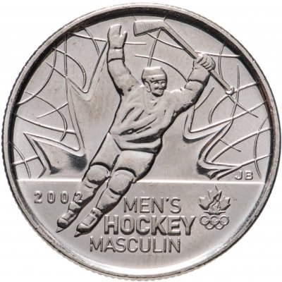 купить Канада 25 центов (cents) 2009 "Победа мужской сборной по хоккею на олимпиаде Солт-Лейк-Сити 2002"