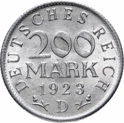 купить Германия 200 марок 1923 D