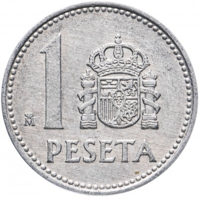купить Испания 1 песета (peseta) 1984-1989