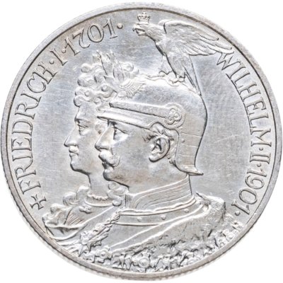купить Германия (Империя) 2 марки (mark) 1901 "200 лет Пруссии"