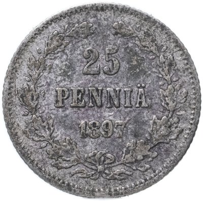 купить 25 пенни (pennia) 1897 L
