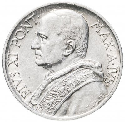 купить Ватикан 5 лир (lire) 1933-1934