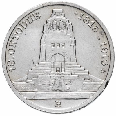 купить Германия (Саксония) 3 марки (mark) 1913 E "100-летие битвы при Лейпциге"