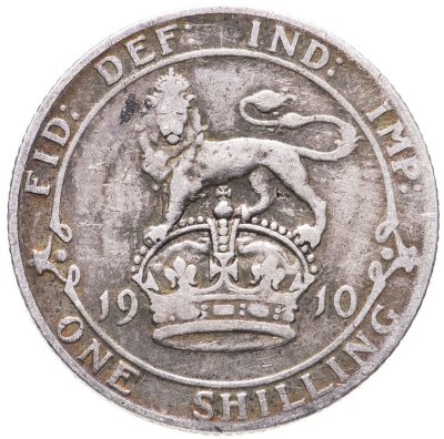 купить Великобритания 1 шиллинг (shilling) 1910