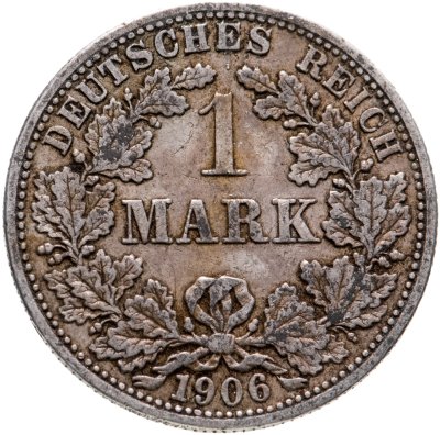 купить Германия 1 марка 1906 "F"