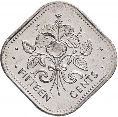 купить Багамские острова 15 центов (cents) 2005 года (Китайская роза, Hibiscus rosa-sinensis)