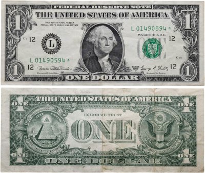 купить США 1 доллар 1969D года (Pick 349e) L-Сан Франциско *-серия замещения