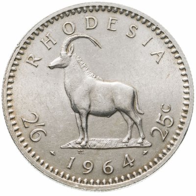 купить Родезия 25 центов 1964