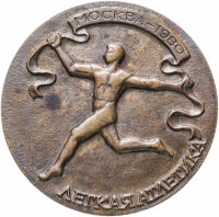 Купить Медаль "Москва-1980. Легкая атлетика. Комитет по физической культуре и спорту при Совете министров СССР"