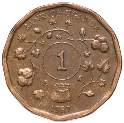 купить Уганда 1 шиллинг 1987