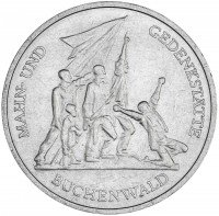 купить Германия (ГДР) 10 марок 1972 Мемориал "Бухенвальд"