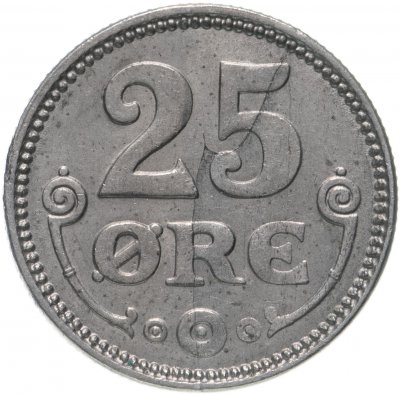 купить Дания 25 эре (ore) 1920