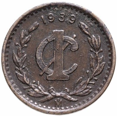 купить Мексика 1 сентаво (centavo) 1939