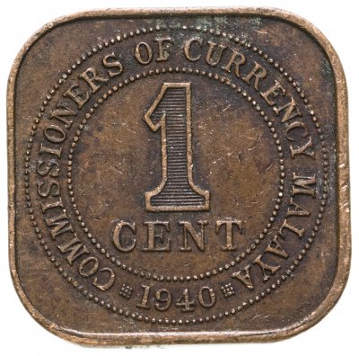 купить Малайя 1 цент (cent) 1940