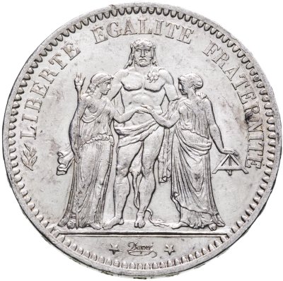 купить Франция 5 франков 1873