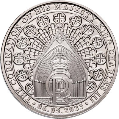 купить Гибралтар 1/2 кроны 2023 "Коронация Карла III - церковь"