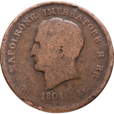 купить Италия 3 чентезимо, 1808 М
