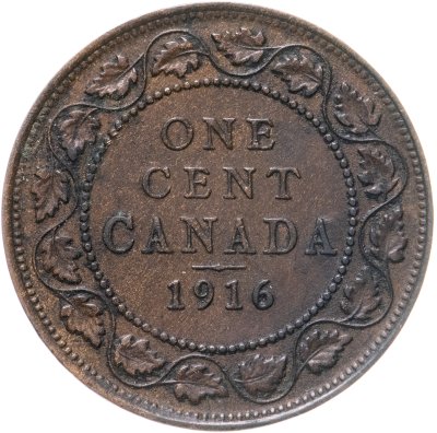купить Канада 1 цент (cent) 1916