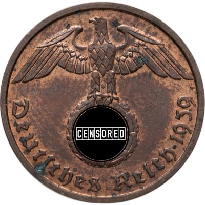 купить Германия (Третий рейх) 2 рейхспфеннига (reichspfennig) 1939 B