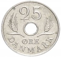 Купить Дания 25 эре случайный год (1966-1972)
