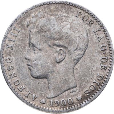 купить Испания 1 песета (peseta) 1900