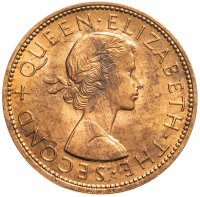 купить Новая Зеландия 1 пенни (penny) 1963