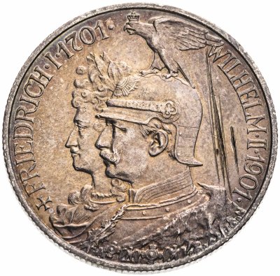 купить Германская Империя 2 марки (mark) 1901 "200 лет Пруссии"