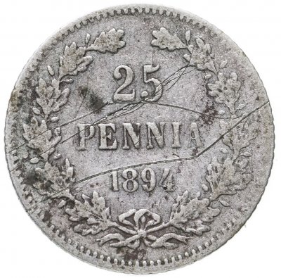купить 25 пенни (pennia) 1894 L