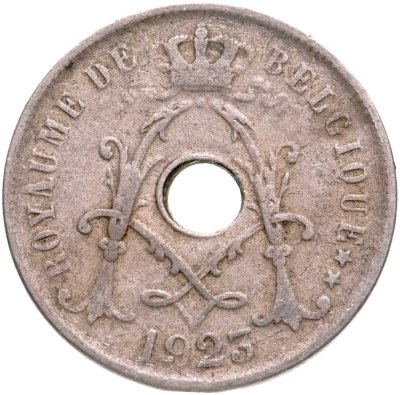 купить Бельгия 25 сантимов (centimes) 1923 Надпись на французском - 'ROYAUME DE BELGIQUE'