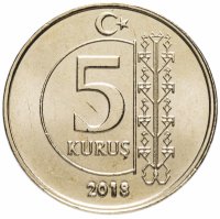купить Турция 5 курушей (kurus) 2018