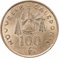 купить Новая Каледония 100 франков (francs) 1976