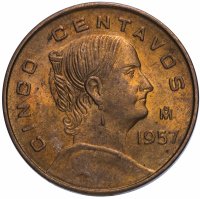Купить Мексика 5 сентаво 1954-1969
