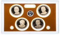 купить США Набор монет 1 доллар "Президенты" 2015 Proof (4 штуки) в буклете