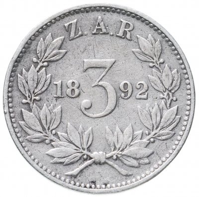 купить ЮАР (Трансвааль) 3 пенса (pence) 1892