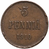 купить 5 пенни 1910 года