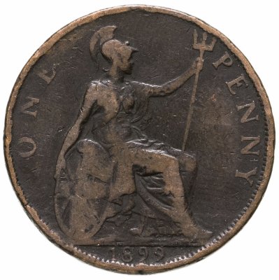 купить Великобритания 1 пенни (penny) 1899
