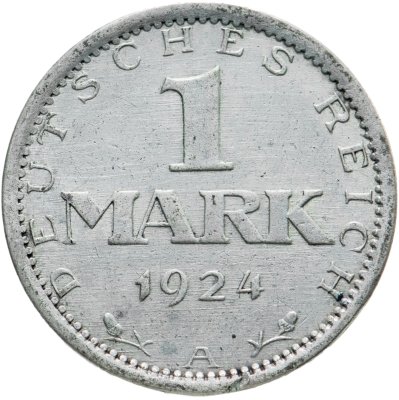 купить Германия 1 марка "A" 1924