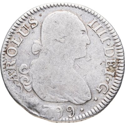 купить Испания 2 реала 1799