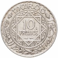 купить Марокко 10 франков 1934